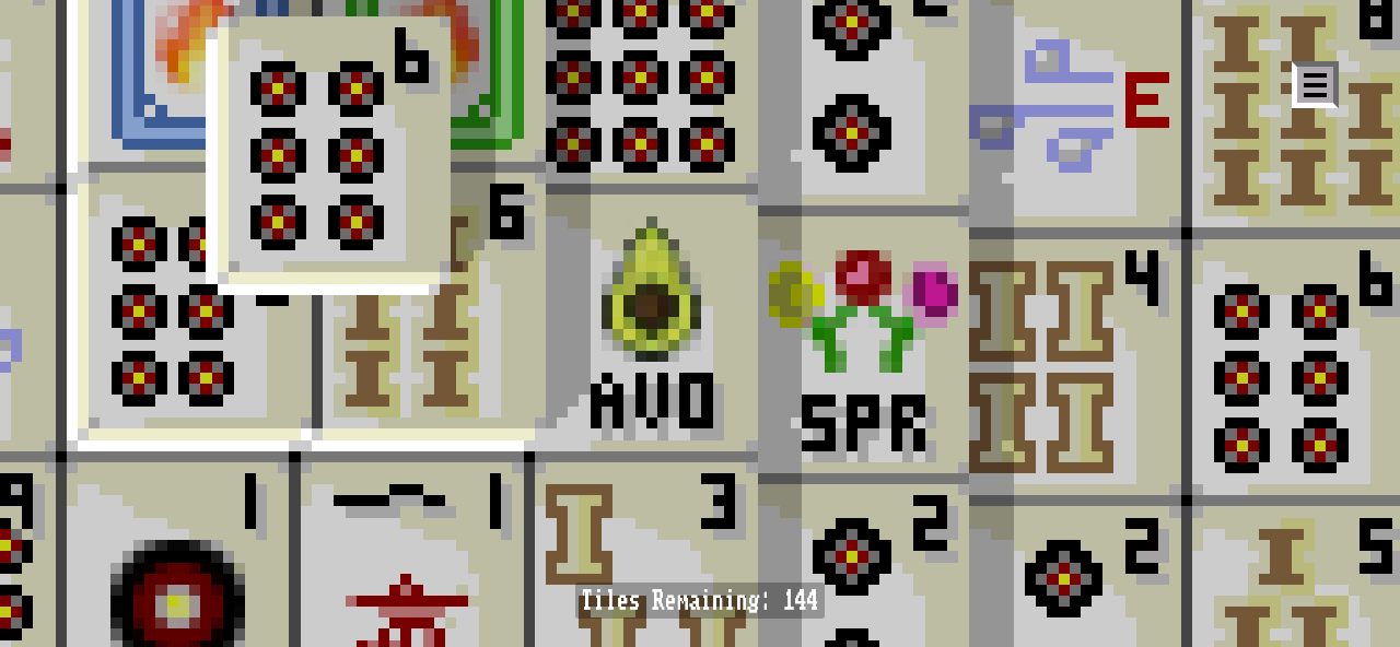 Leon's Mahjong at full zoom