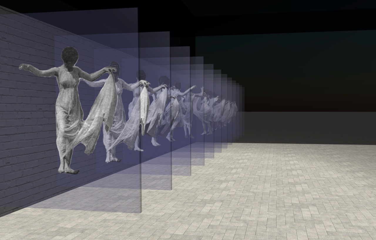 Dancers artwork in 3D gallery