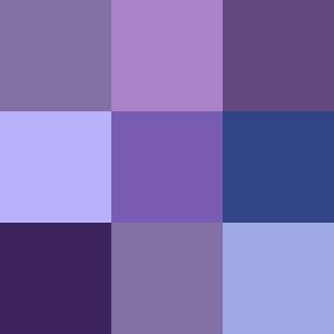 Shades of violet