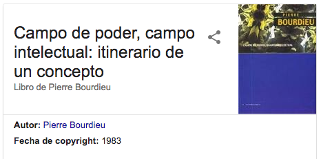 Field of power, intellectual field