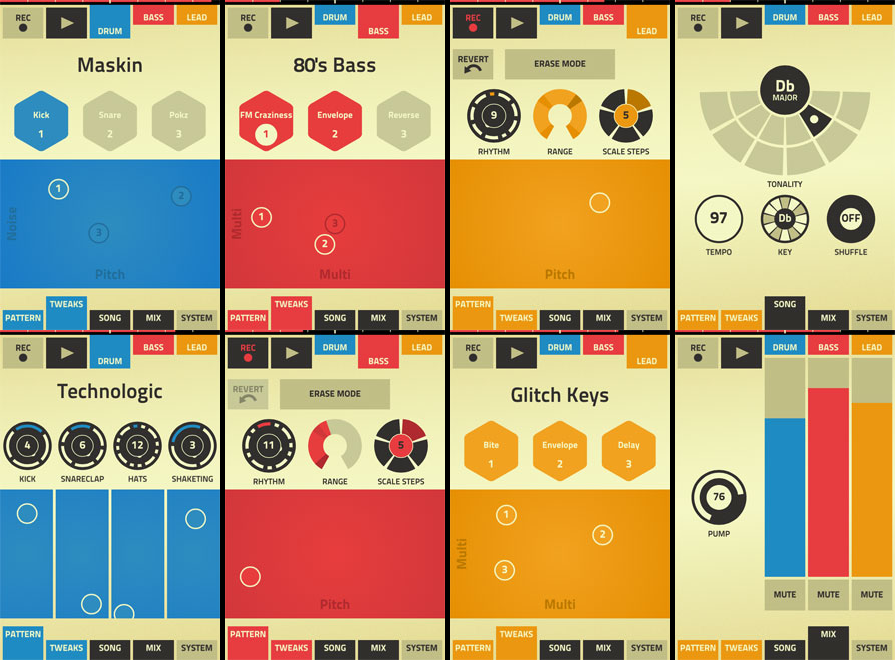 Music App única y fácil de usar creada por Propellerhead — FIGURE)