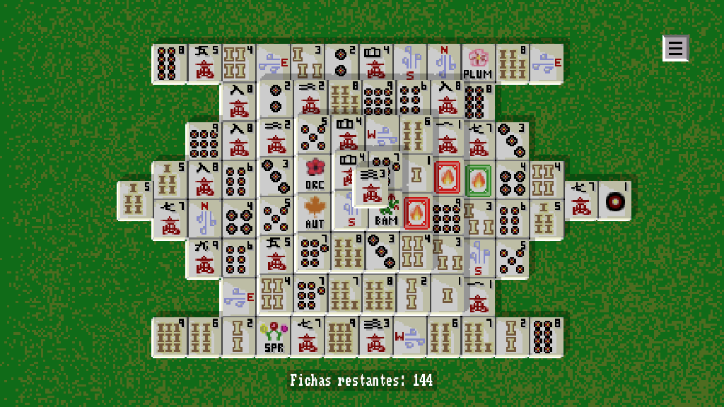 Leon's Mahjong tablero original del juego