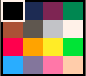 Paleta de colores de Pico-8